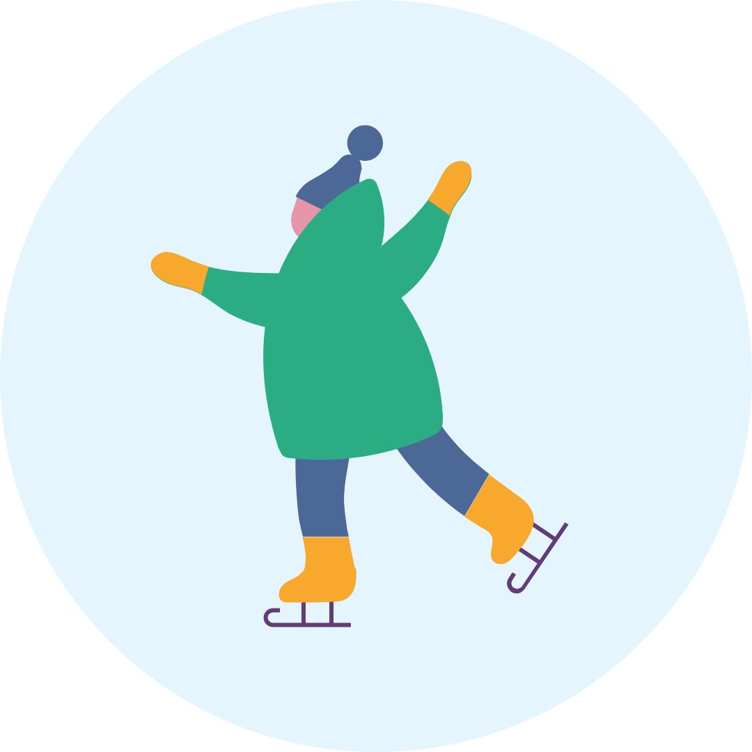 *Schaatsen op het ijs (live)